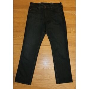 Adriano Goldschmied The Everett Slim Straight Black Jeans Stretch 31" X 34"